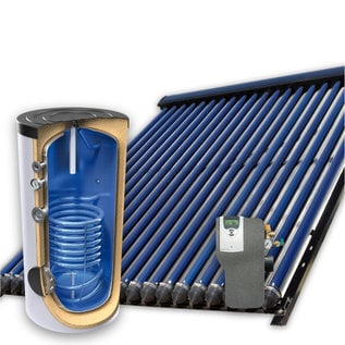 TechniQ Energy 200L zonneboiler set (24HP) met tapwaterondersteuning